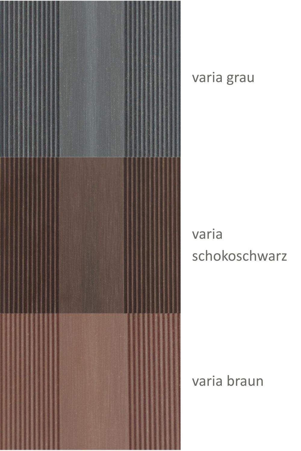 GCC HARZart Terrasse Classic Varia im Farbvergleich