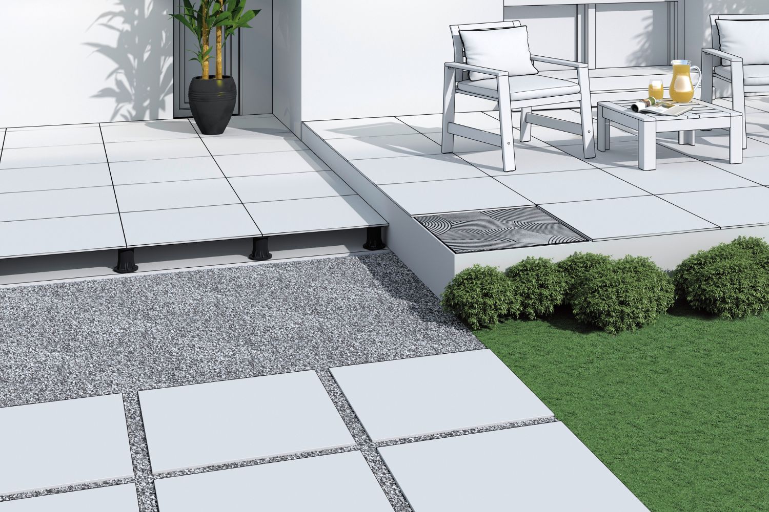 Verlegungsarten von Keramikplatten