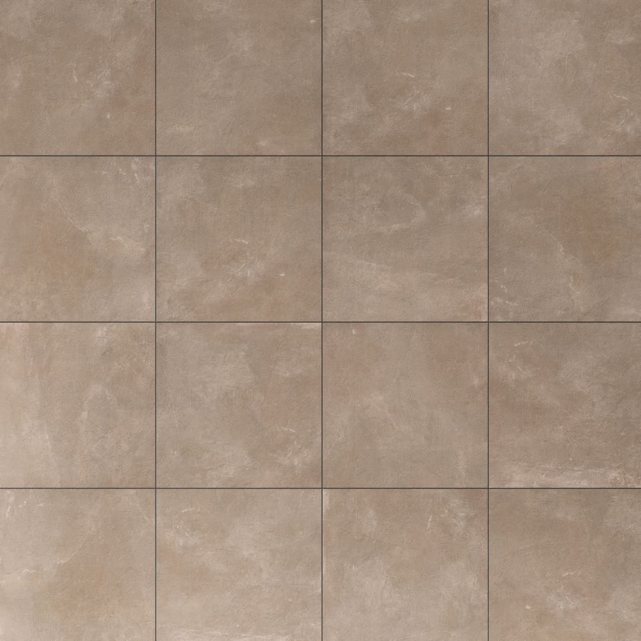 Verlegebeispiel Keramikplatte Klint beige Beige Keramikplatte Klint in der Verlegung